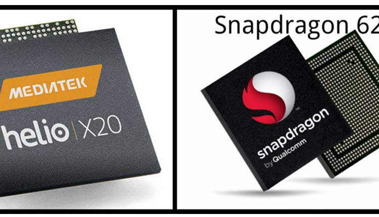 مقایسه پردازنده MediaTek Helio X20 با پردازنده Qualcomm Snapdragon 625