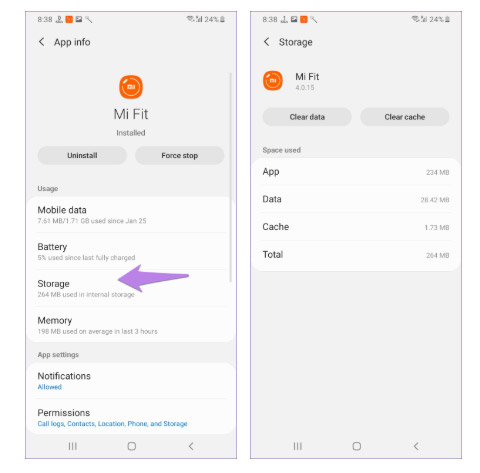 همگام سازی می بند 4 و 3 با گوشی
