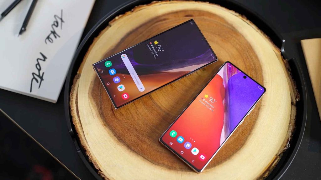 مقایسه galaxy note 20 با samsung note 20 ultra از نظر قدرت