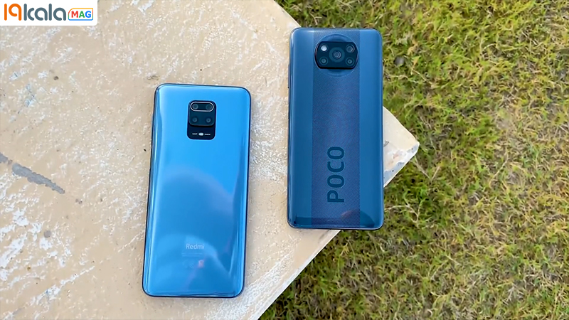 مقایسه نوت ۹ پرو با پوکو x3 از نظر طراحی