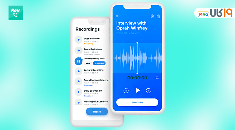 دانلود برنامه ضبط تماس رایگان Rev برای آیفون