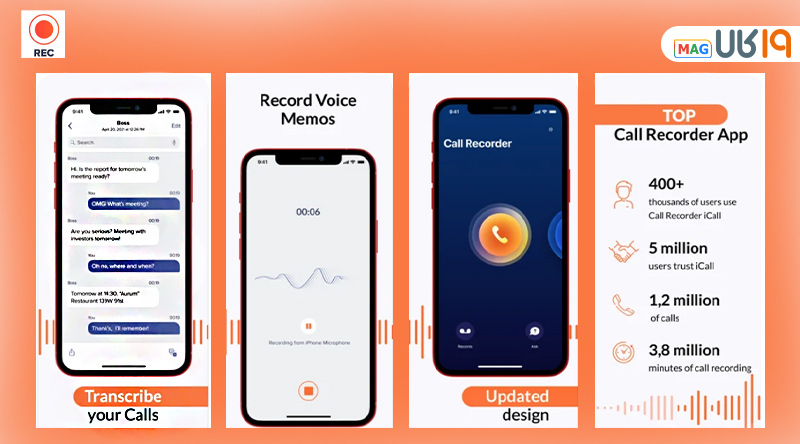 ضبط تماس آیفون iCall