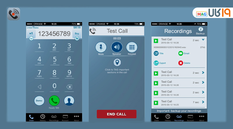 اپلیکیشن IntCall آیفون