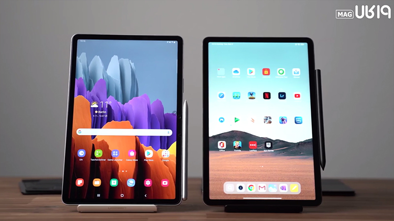 مقایسه pad 5 با tab s7