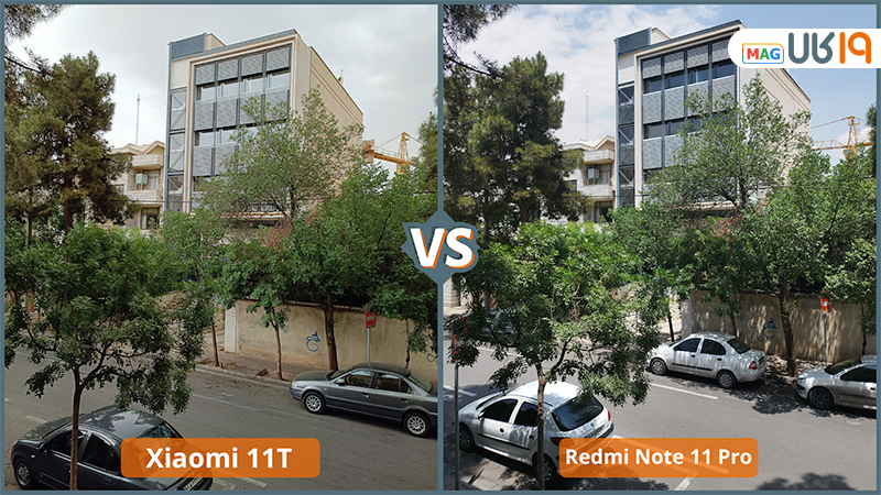 مقایسه redmi note 11 pro با xiaomi 11t از نظر دوربین