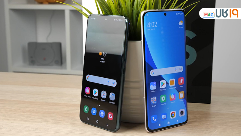 مقایسه S22 samsung با Xiaomi 12 از نظر طراحی