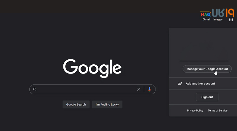 تغییر رمز gmail