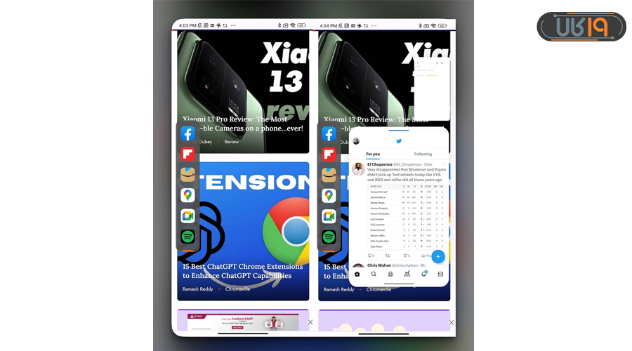 miui 14 بررسی در بهبود نوار کناری