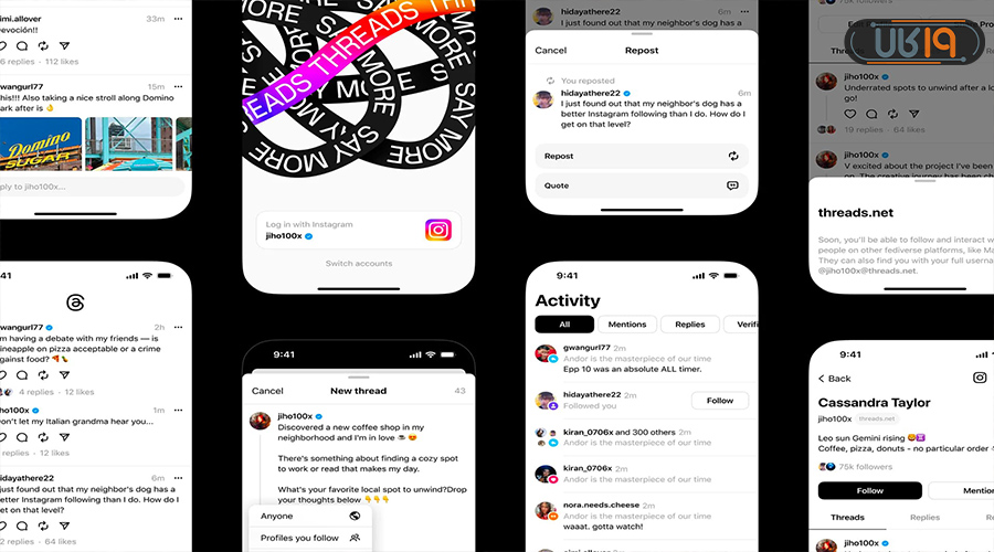 threads برنامه