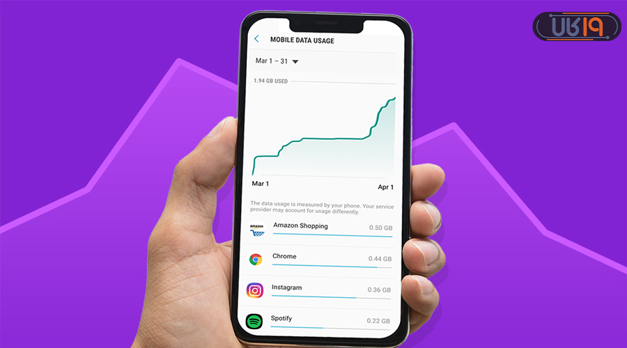 اجازه برنامه وقتی ذخیره اینترنت فعال است