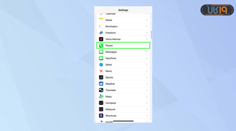 مخفی کردن شماره تماس در ایفون 