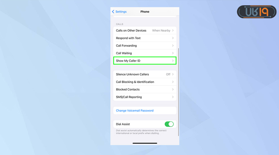 مخفی کردن شماره موبایل هنگام تماس در ایفون