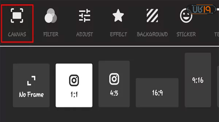 اموزش ادیت زدن عکس با اینشات