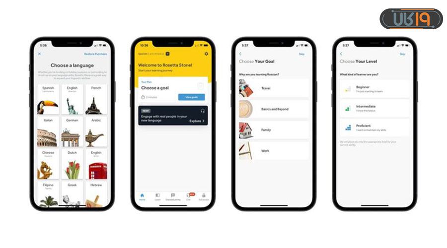 بهترین اپلیکیشن آموزش زبان انگلیسی برای آیفون رایگان