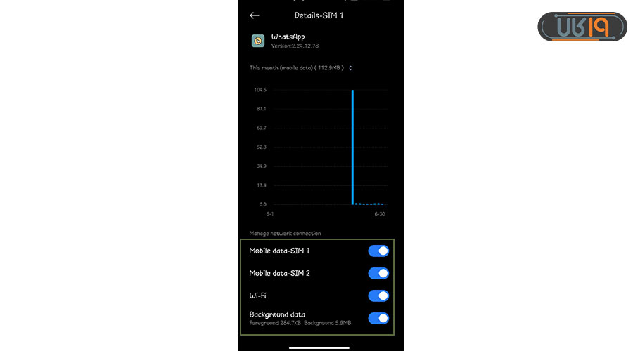 چگونه اینترنت واتساپ را خاموش کنیم سامسونگ