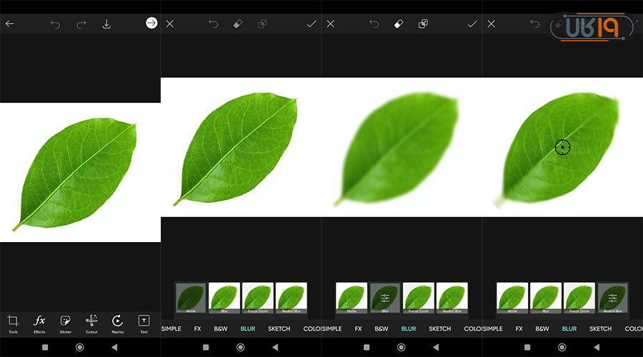 برنامه تار کردن قسمتی از عکس