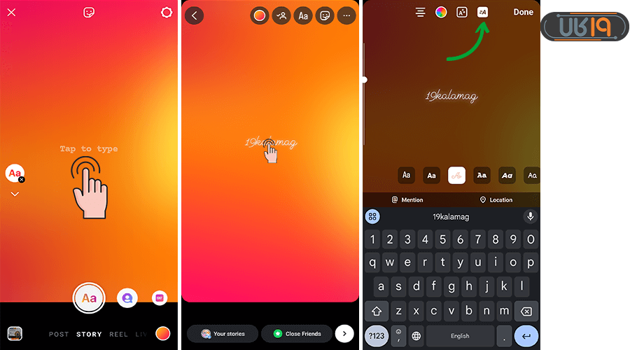 نحوه گذاشتن لینک در استوری اینستا