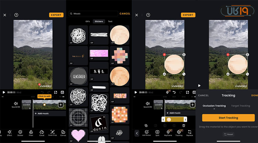 اموزش تار کردن ویدیو با گوشی
